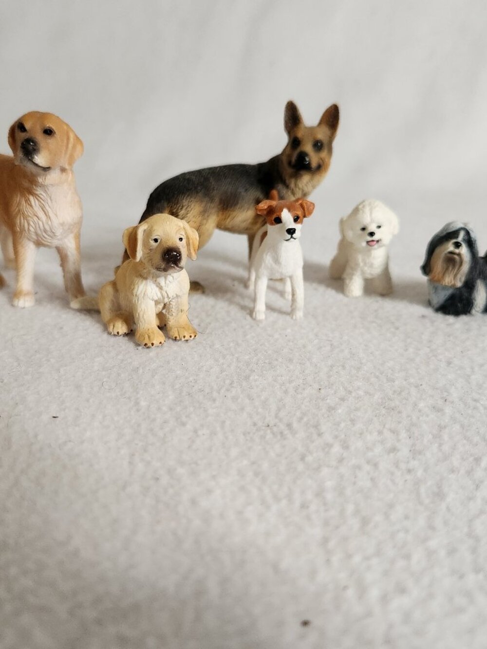 Schleich Dog Figurine Bundle Realistic Animal Figures Lot